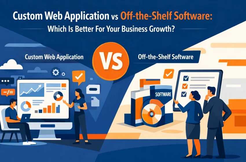 Custom Web Application vs Off-the-Shelf Software: Which Is Better For Your Business Growth?
