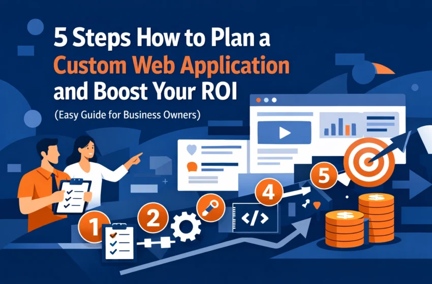 5 Steps How to Plan a Custom Web Application and Boost Your ROI (Easy Guide for Business Owners)
