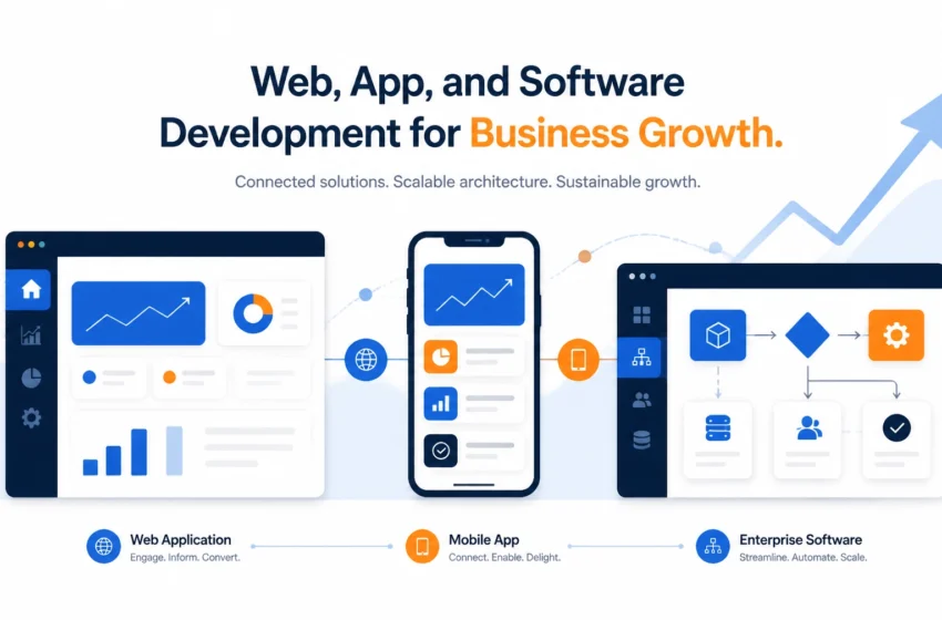 Web, App, and Software Development for Business Growth
